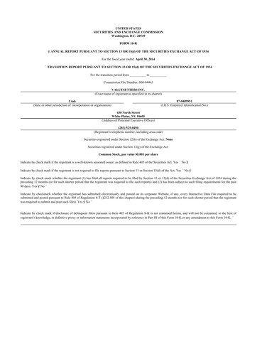 Vorschaubild Netcapital 10-K Jahresbericht 2014