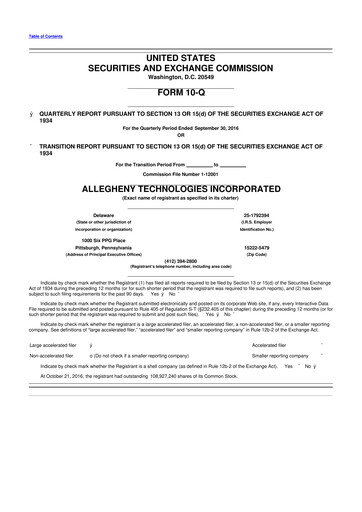 Thumbnail ATI Inc.
 10-Q Quarterly Report FY2016 
