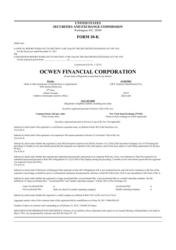 Thumbnail Onity Group 10-K Annual Report 2011