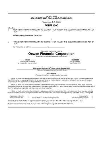 Thumbnail Onity Group 10-Q Quarterly Report FY2012 