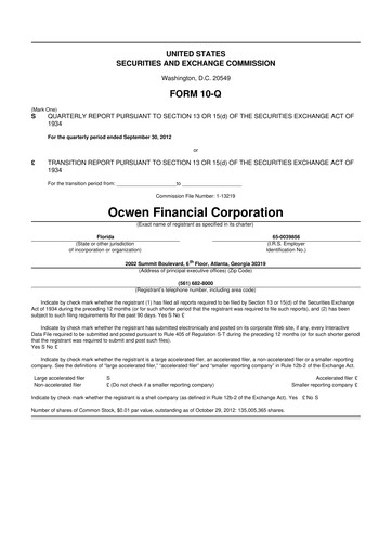 Thumbnail Onity Group 10-Q Quarterly Report FY2012 