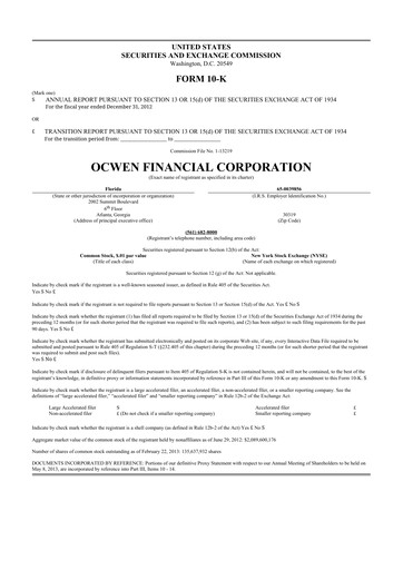 Thumbnail Onity Group 10-K Annual Report 2012