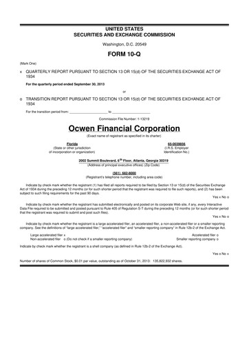 Thumbnail Onity Group 10-Q Quarterly Report FY2013 