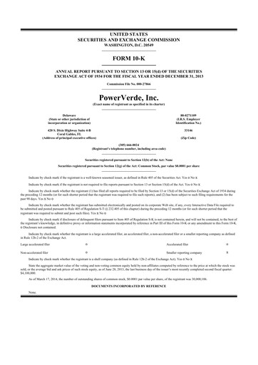 Thumbnail 374Water 10-K Annual Report 2013