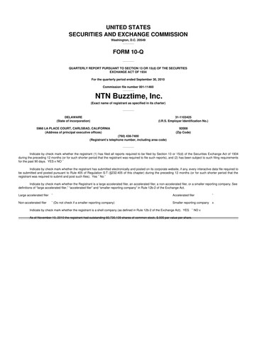 Thumbnail Eterna Therapeutics 10-Q Quarterly Report FY 