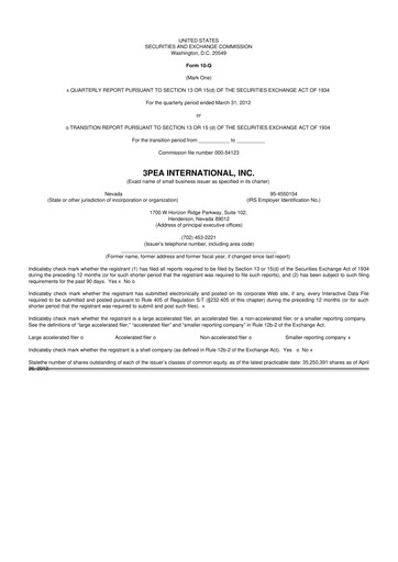 Thumbnail Paysign 10-Q Quarterly Report FY2012 