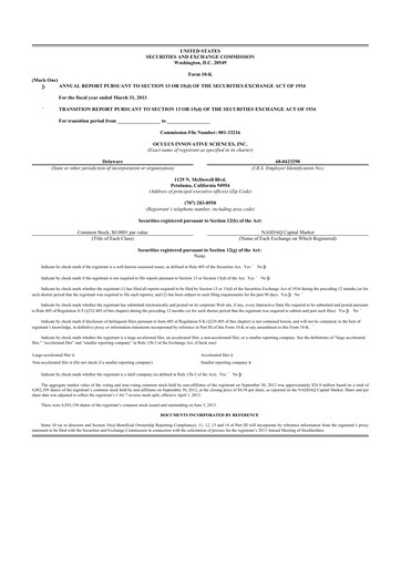 Thumbnail Sonoma Pharmaceuticals 10-K Annual Report 2013