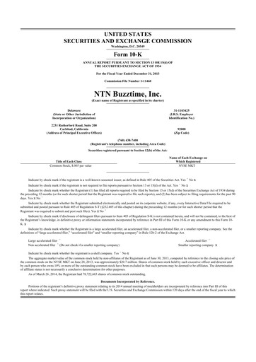 Thumbnail Eterna Therapeutics 10-K Annual Report 2013