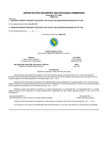 Thumbnail Alto Ingredients 10-Q Quarterly Report FY2014 