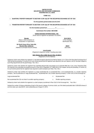 Vorschaubild Kartoon Studios 10-Q Quartalsbericht 2015 