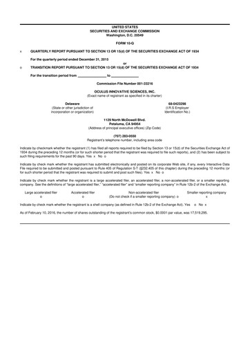 Thumbnail Sonoma Pharmaceuticals 10-Q Quarterly Report FY2016 