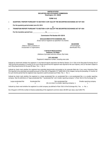 Thumbnail Sonoma Pharmaceuticals 10-Q Quarterly Report FY2017 