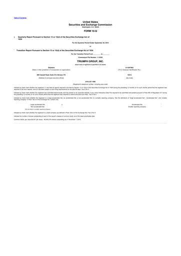 Thumbnail Triumph Group
 10-Q Quarterly Report FY2017 
