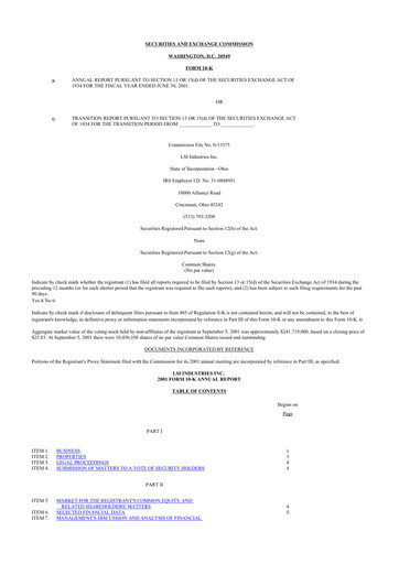 Thumbnail LSI Industries 10-K Annual Report 