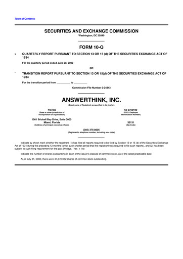 Vorschaubild The Hackett Group

 10-Q Quartalsbericht  