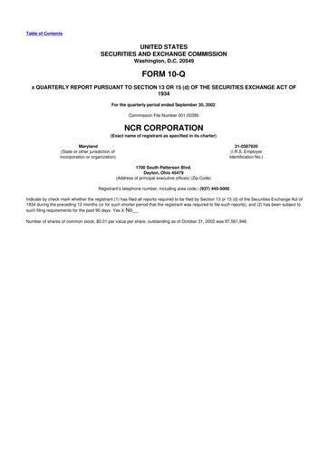 Vorschaubild NCR Voyix Corporation 10-Q Quartalsbericht  