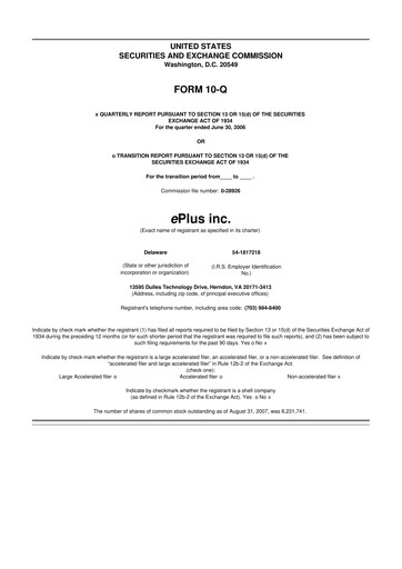 Thumbnail ePlus 10-Q Quarterly Report FY 