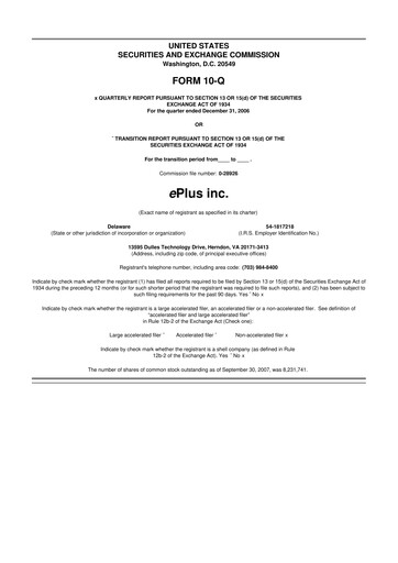 Thumbnail ePlus 10-Q Quarterly Report FY 