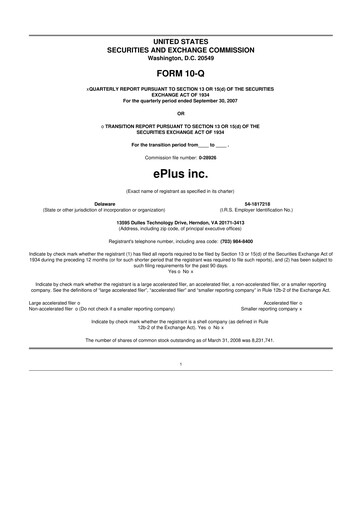 Thumbnail ePlus 10-Q Quarterly Report FY 