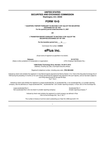 Thumbnail ePlus 10-Q Quarterly Report FY 