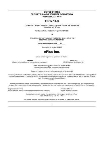 Thumbnail ePlus 10-Q Quarterly Report FY 