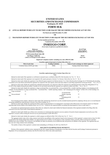 Thumbnail Inseego 10-K Annual Report 2022