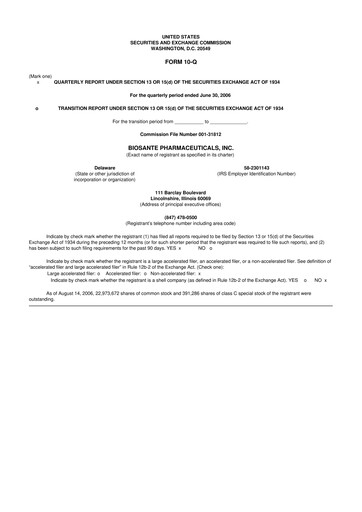 Thumbnail ANI Pharmaceuticals 10-Q Quarterly Report FY 