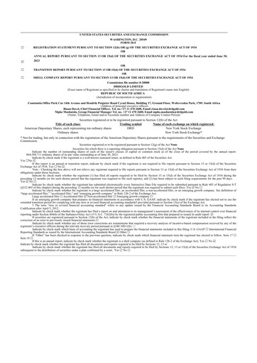 Miniature DRDGOLD 20-F Rapport annuel 