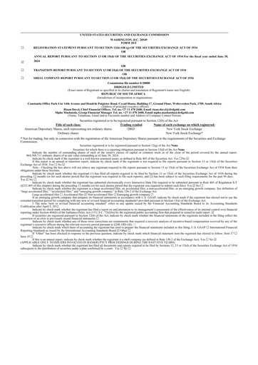 Miniature DRDGOLD 20-F Rapport annuel 2024