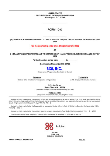 Thumbnail 8x8
 10-Q Quarterly Report FY 