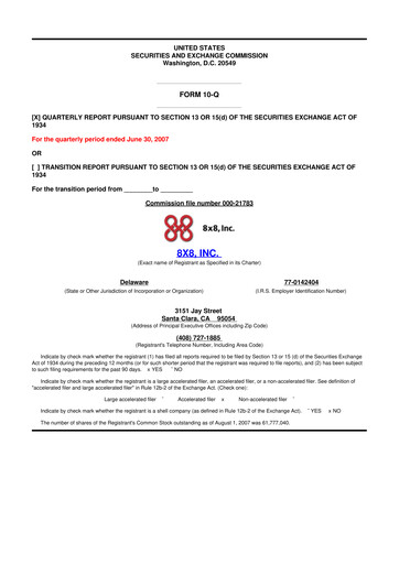 Thumbnail 8x8
 10-Q Quarterly Report FY 