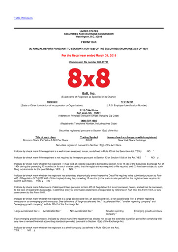 Thumbnail 8x8
 10-K Annual Report 2019