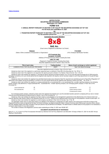Thumbnail 8x8
 10-K Annual Report 2021