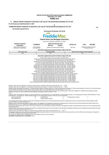 Thumbnail Freddie Mac
 10-K Annual Report 2025