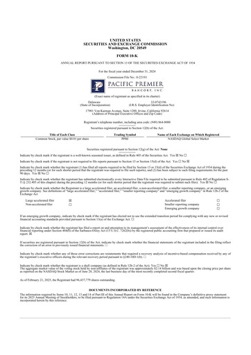 Thumbnail Pacific Premier Bancorp
 10-K Annual Report 2024