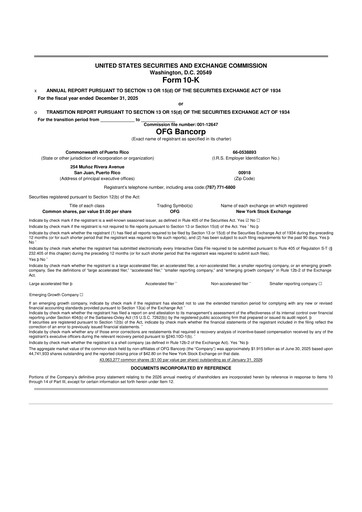 Thumbnail OFG Bancorp
 10-K Annual Report 2025