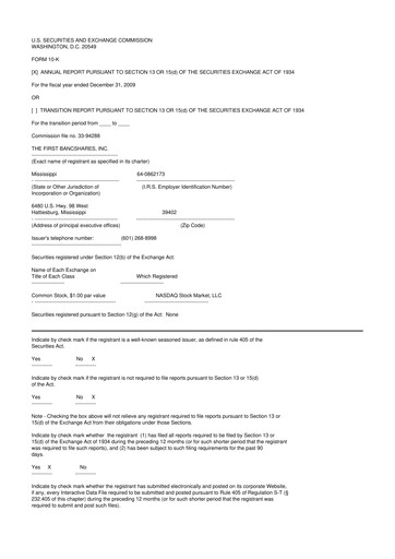 Thumbnail The First Bancshares 10-K Annual Report 