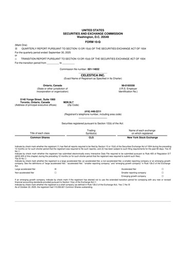 Vorschaubild Celestica 10-Q Quartalsbericht 2025 