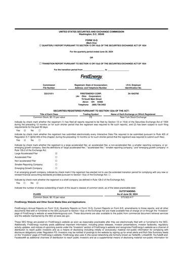 Thumbnail FirstEnergy 10-Q Quarterly Report FY2024 
