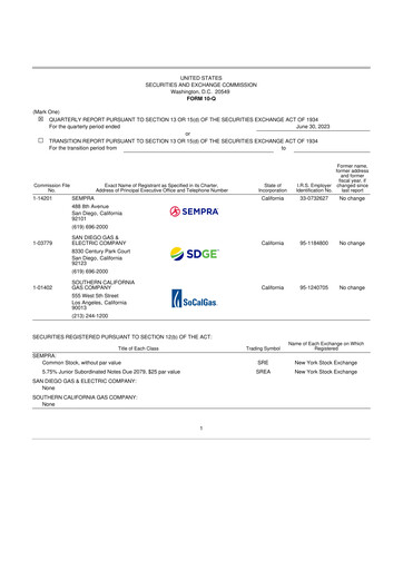 Thumbnail Sempra 10-Q Quarterly Report FY2023 