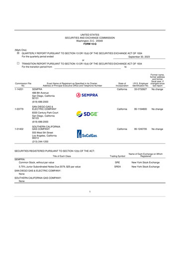 Thumbnail Sempra 10-Q Quarterly Report FY2023 