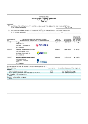 Thumbnail Sempra 10-Q Quarterly Report FY2026 