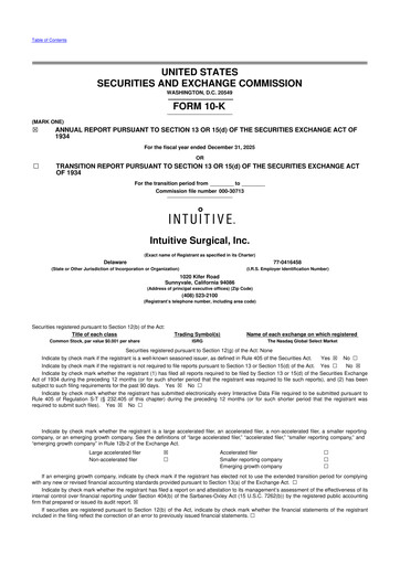Thumbnail Intuitive Surgical 10-K Annual Report 2025