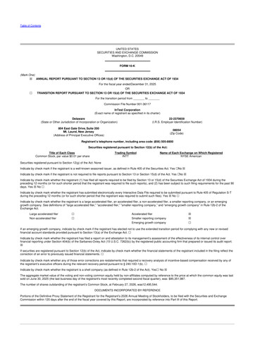 Thumbnail inTEST Corporation 10-K Annual Report 2025