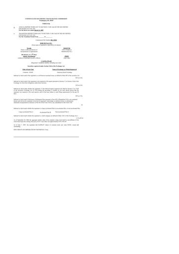 Thumbnail Freedom Holding 10-K Annual Report 