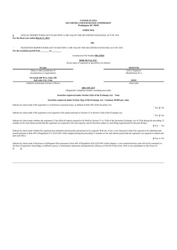 Thumbnail Freedom Holding 10-K Annual Report 2013