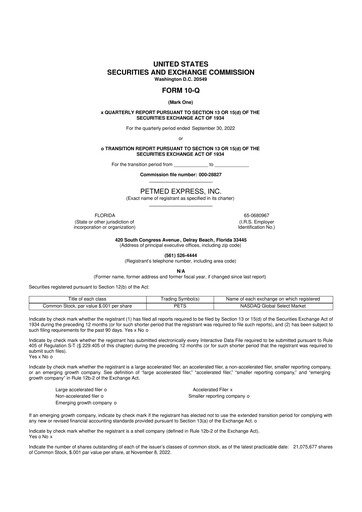 Thumbnail PetMed Express
 10-Q Quarterly Report FY2023 