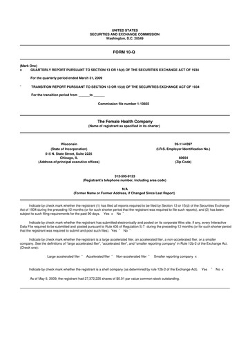 Vorschaubild Veru 10-Q Quartalsbericht  