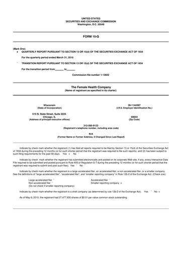 Vorschaubild Veru 10-Q Quartalsbericht  