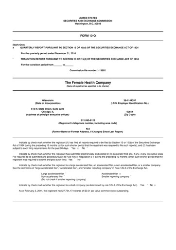 Vorschaubild Veru 10-Q Quartalsbericht  